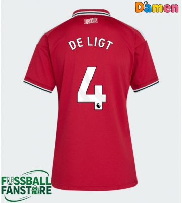 Manchester United Matthijs de Ligt #4 Replik Heimtrikot Damen 2026-27 Kurzarm